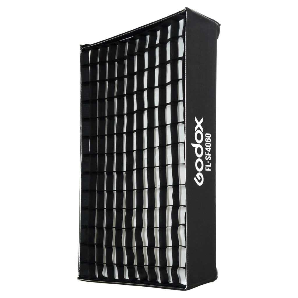 Lampa Godox FL100 - 100W 230V/V-Lock WW + Grid i Dyfuzor
